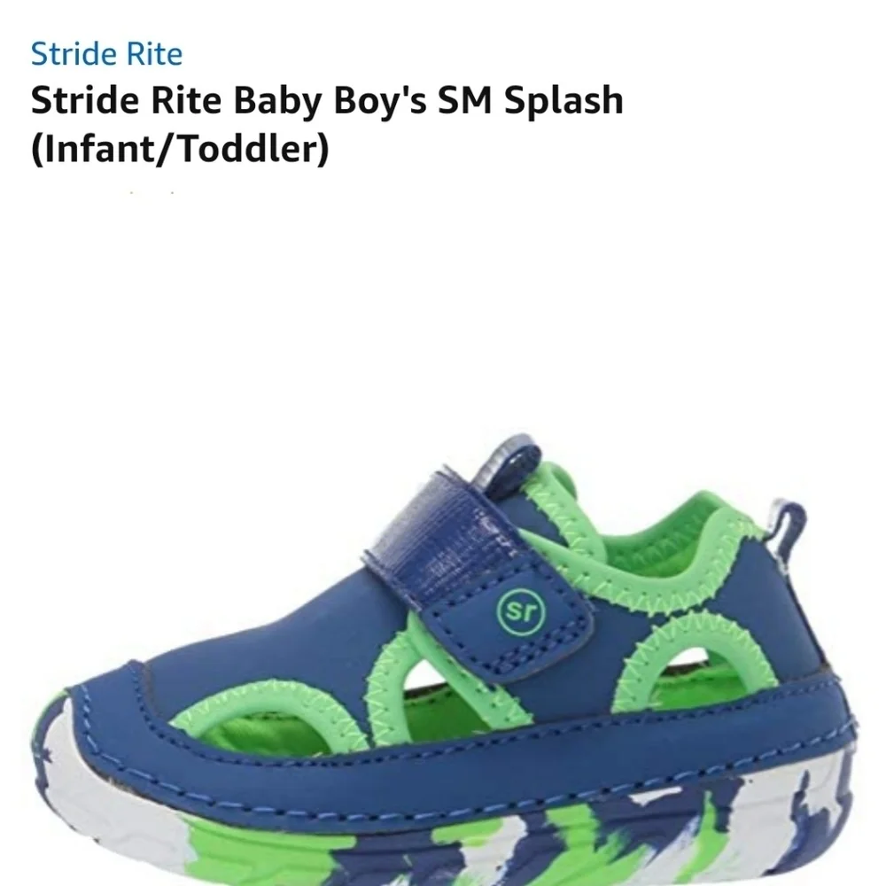 STRIDE RITE KID'S SM SPLASH/BLUESIZE 4W BOYS